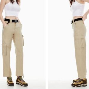 TNA ARITZIA Cargo Pants Flax Beige Tan- Size XL